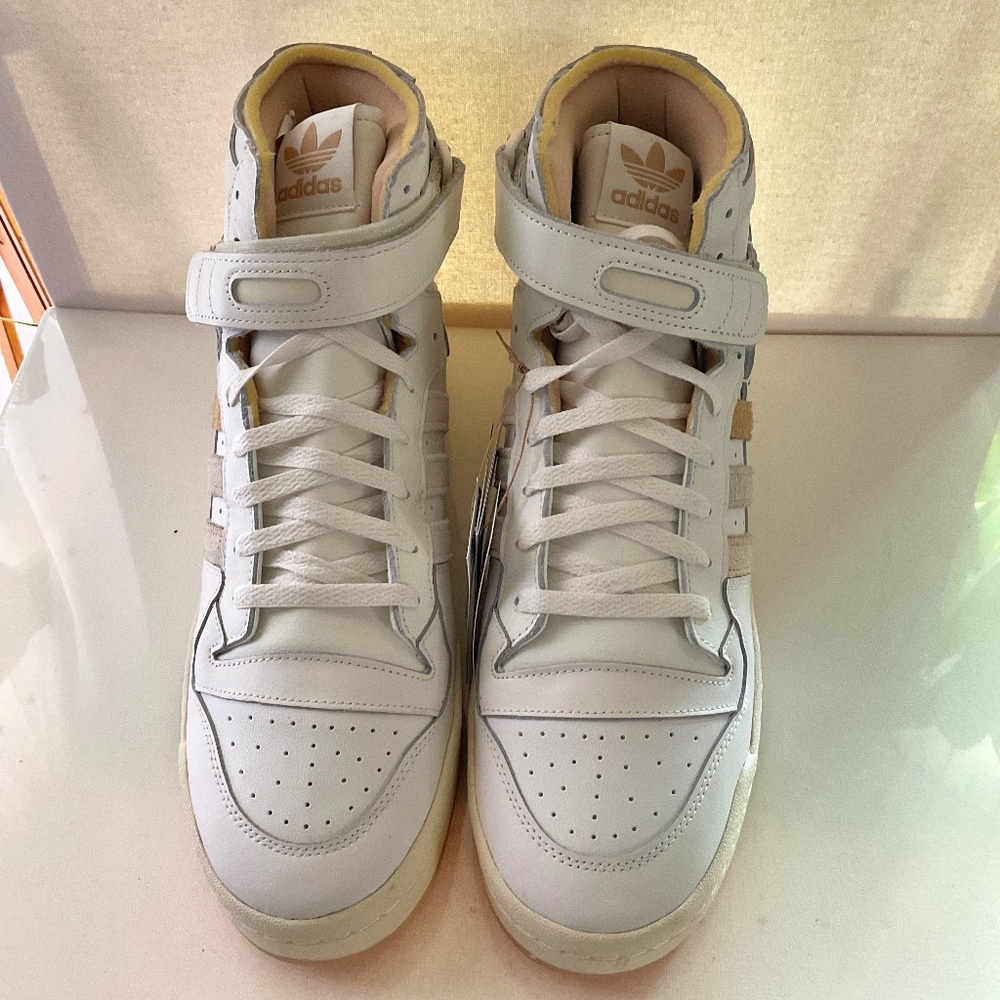 Adidas Forum 84 High Lakers White Beige 13. New